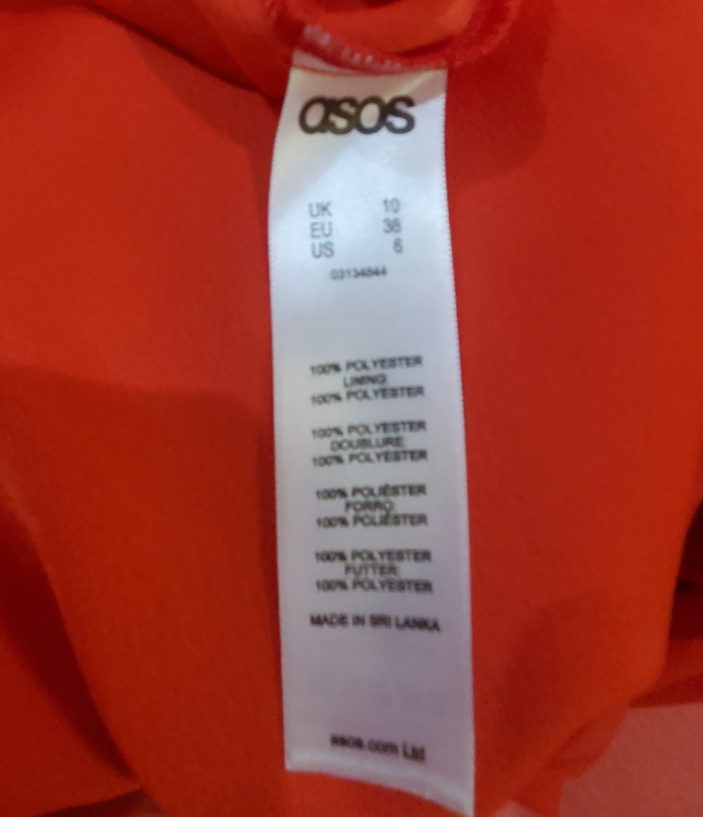 NEW ASOS TALL Cross Front Cut Out Back Midi Pencil Dress Crepe RED 6 US/10 UK