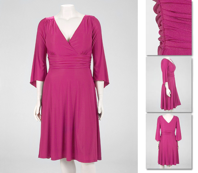 NEW Zaftique ULTIMATE DRESS Pink MAGENTA 0Z 1Z 3Z / 14 16 24 / L XL 1X 3X