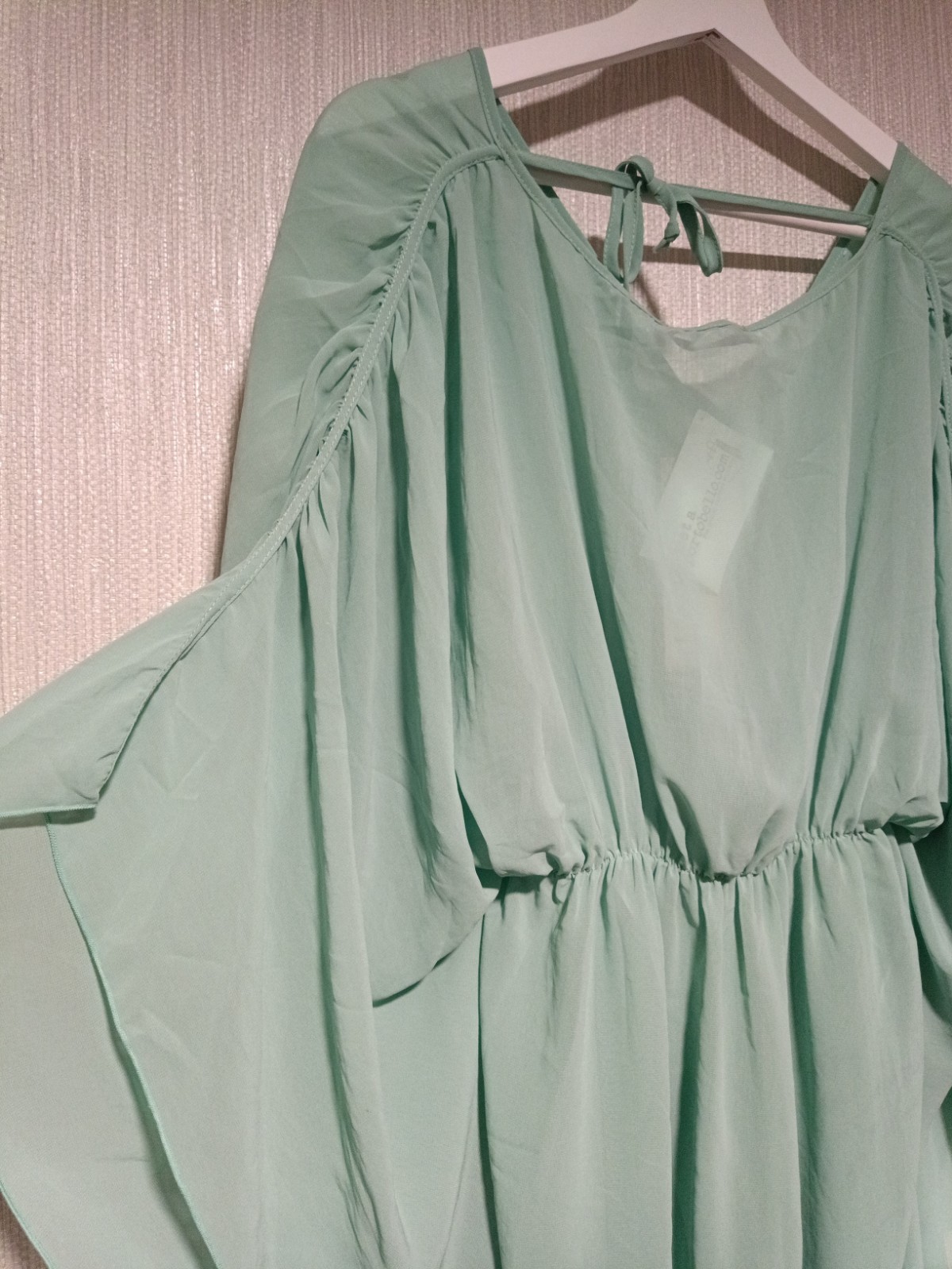 Gingham & Heels Kaftan, Mint Green, Size 12/14UK New With Tags