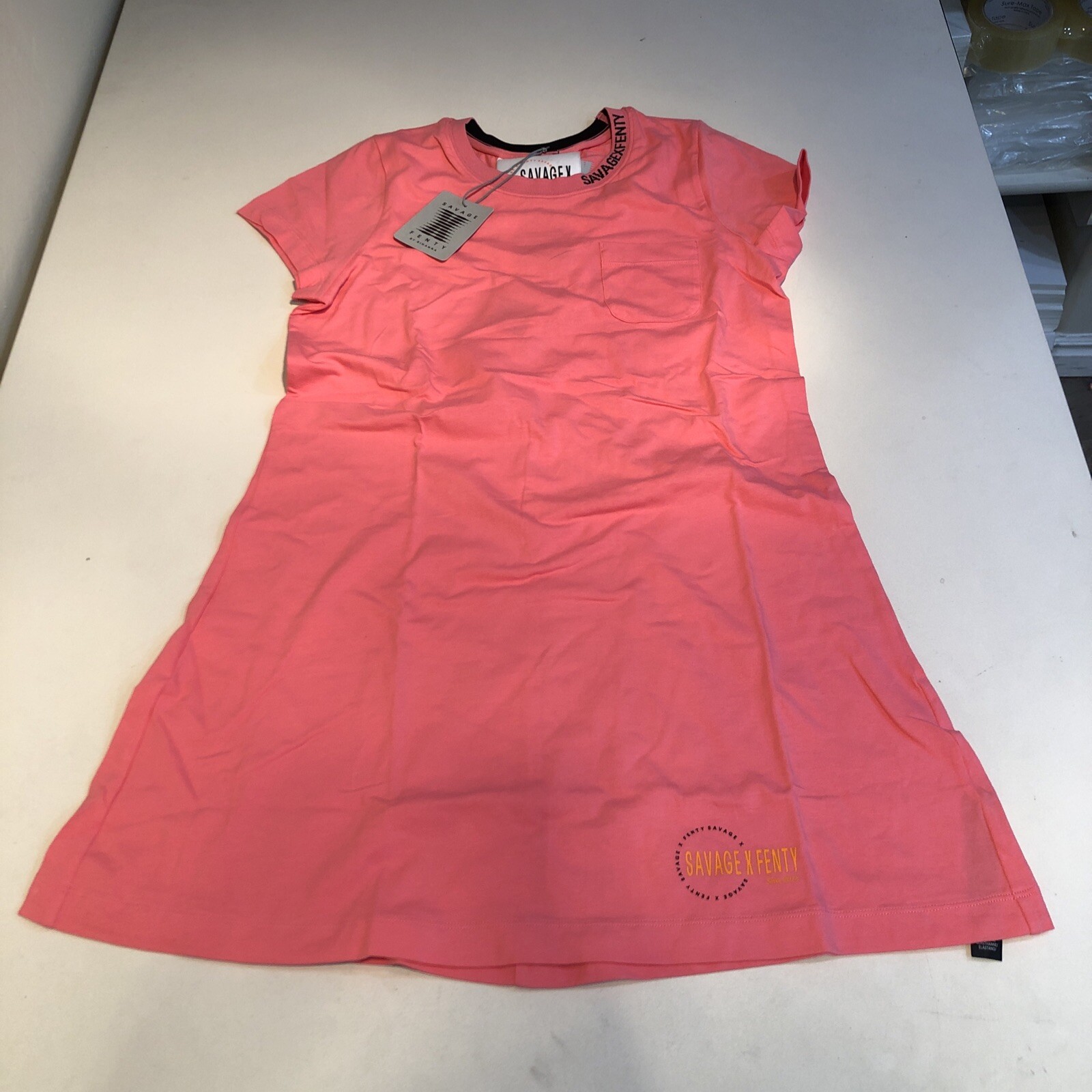 Savage X Fenty Women’s Essential Baby Tee Dress Pink S