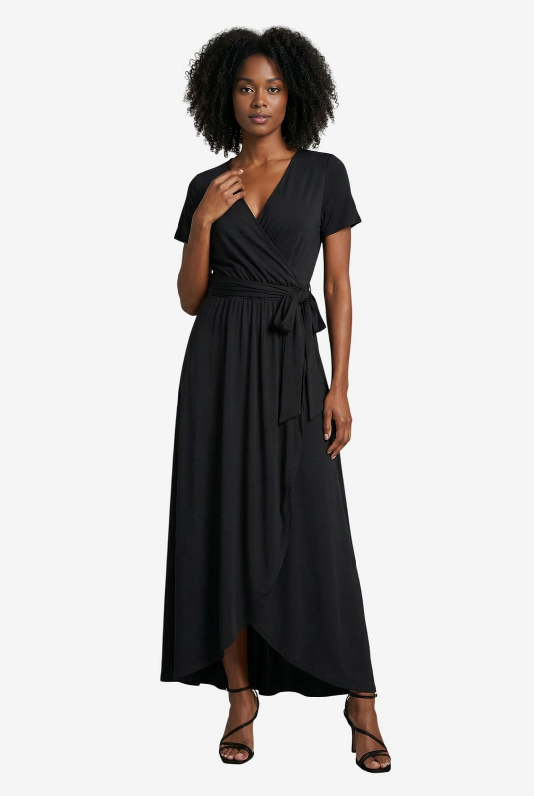 Bobeau Rowan Midi Dress NWT Color Black MSRP $78.00