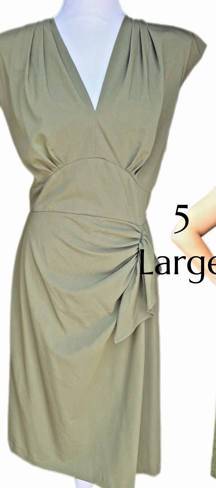 Stop Starring Irene Olive Green Rockabilly Pinup Size Large