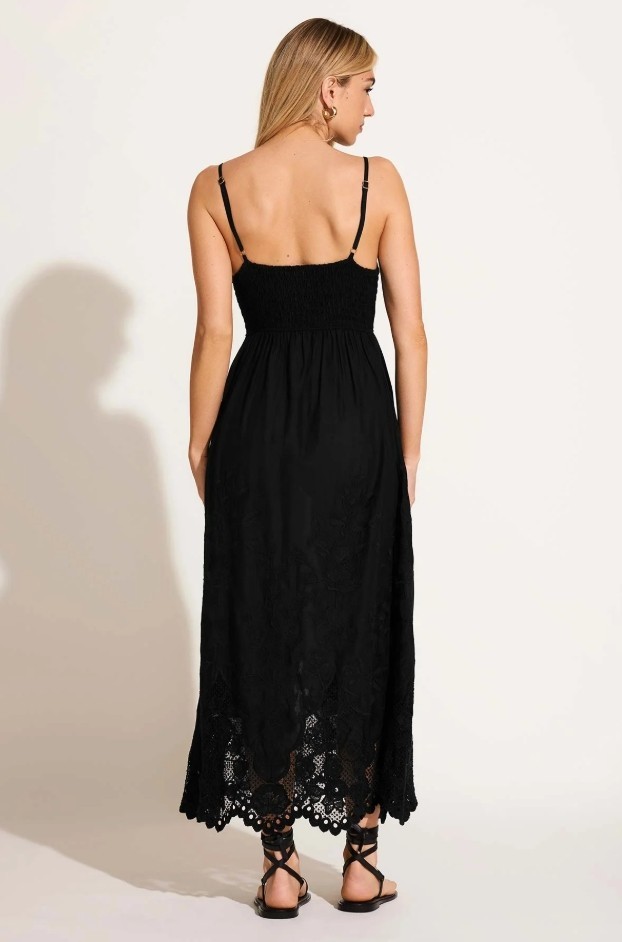Flora Dress -Sea Green Beachside Broderie-just became your favorite sundress.