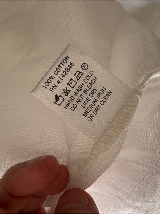 NWT RHODE “Claudine” Puff-Sleeve Wrap Mini Dress in White Sz X-Large