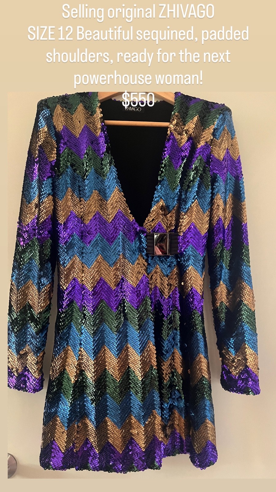 Original ZHIVAGO “Show me the Way” Wrap Mini Dress