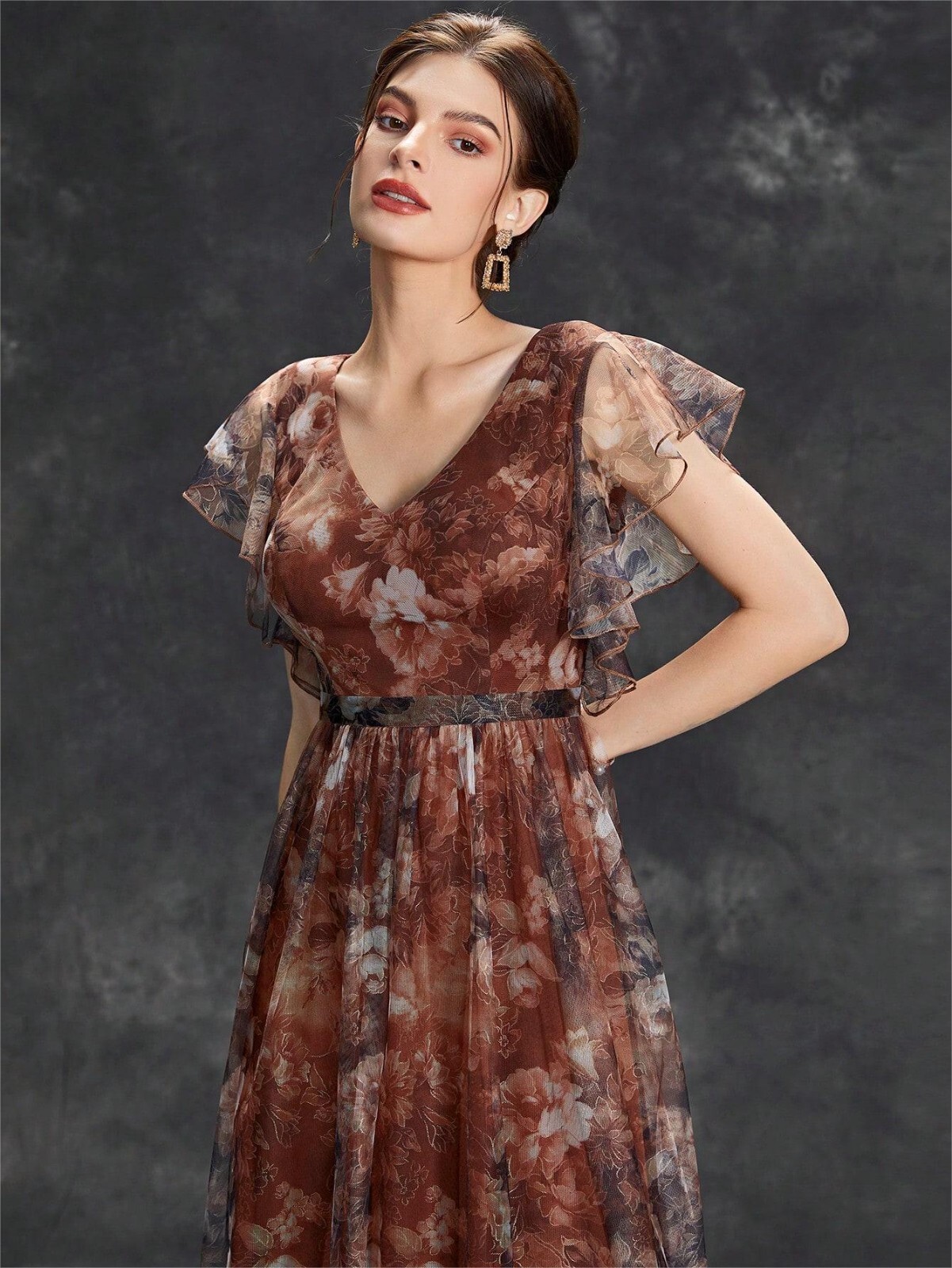 Cocktail Dresses Size 6 8 10 12 for Women Evening Party Wedding Guest Floral New