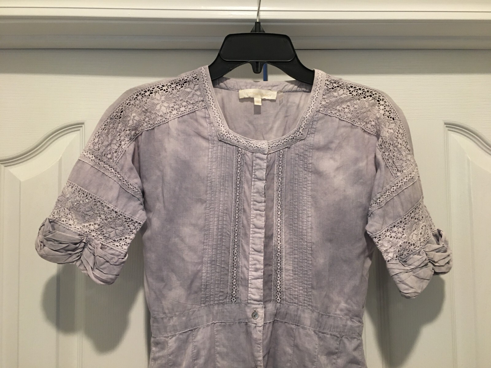 LoveShackFancy Edie Tie Dye Button Dress XS $135 Gorgeously Romantic