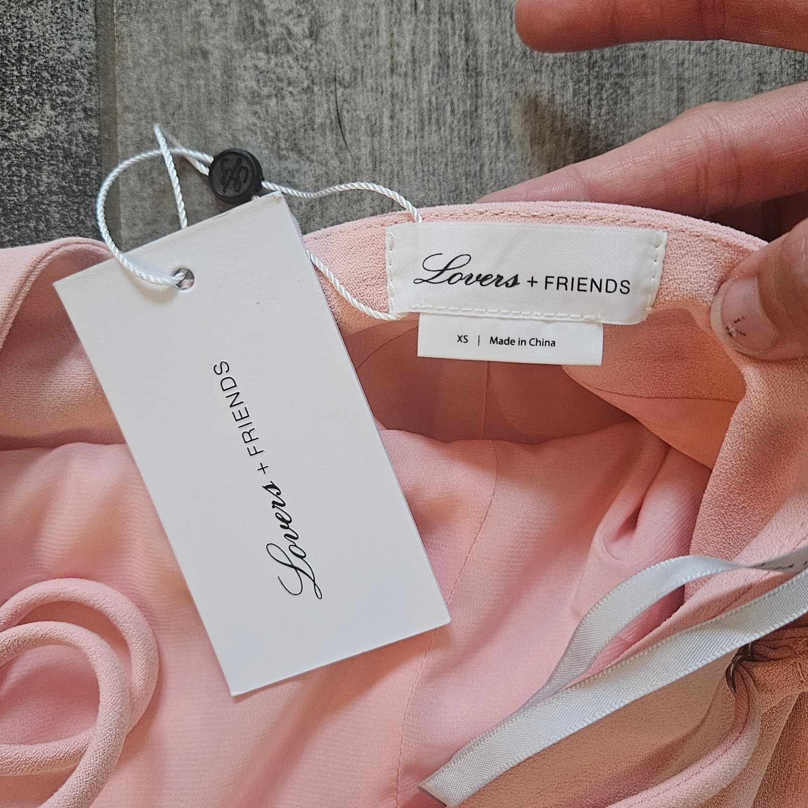 Lovers + Friends James Mermaid Midi Gown Size XS Pink NEW Ruffle Formal Dress