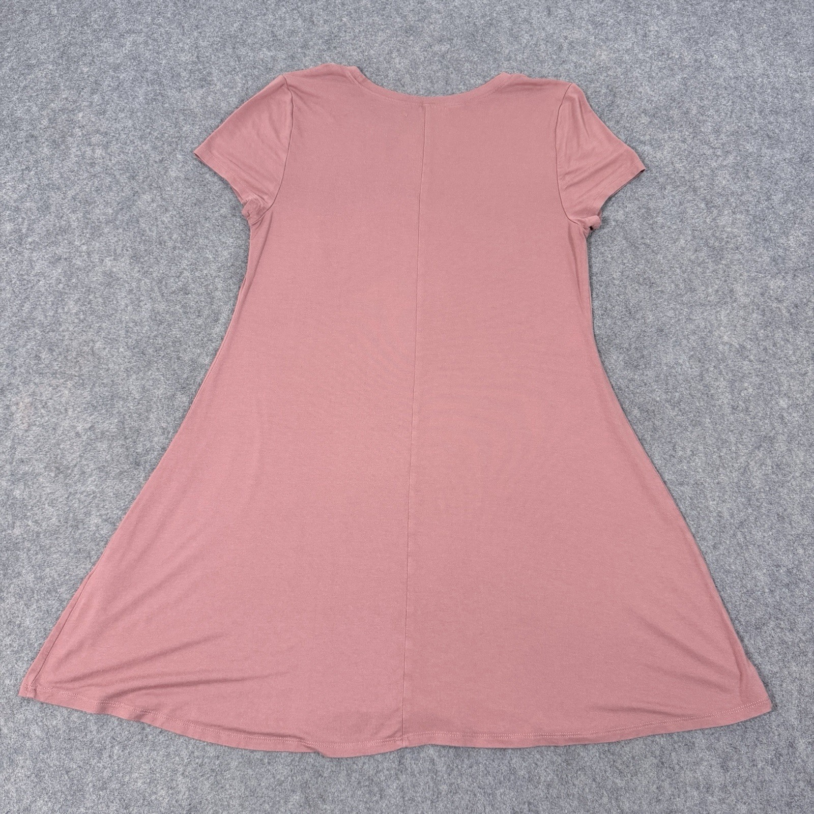 Arizona Jean Co Short Sleeve Stretch Pullover Dress Fits Women’s Size Large Pink