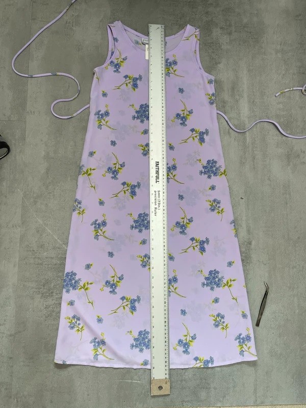 Vintage 90’s Jonathan Martin Lavender Dream Mini Dress Size 8USA xxxs (UK 2)