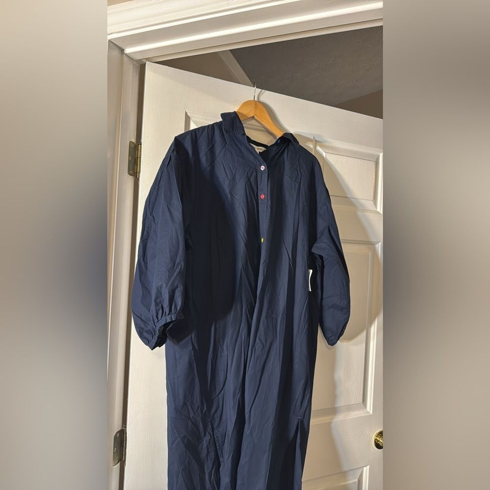 NWT! Old Navy x Christopher John Rogers Maxi Shirt Dress – Size Medium 🚂