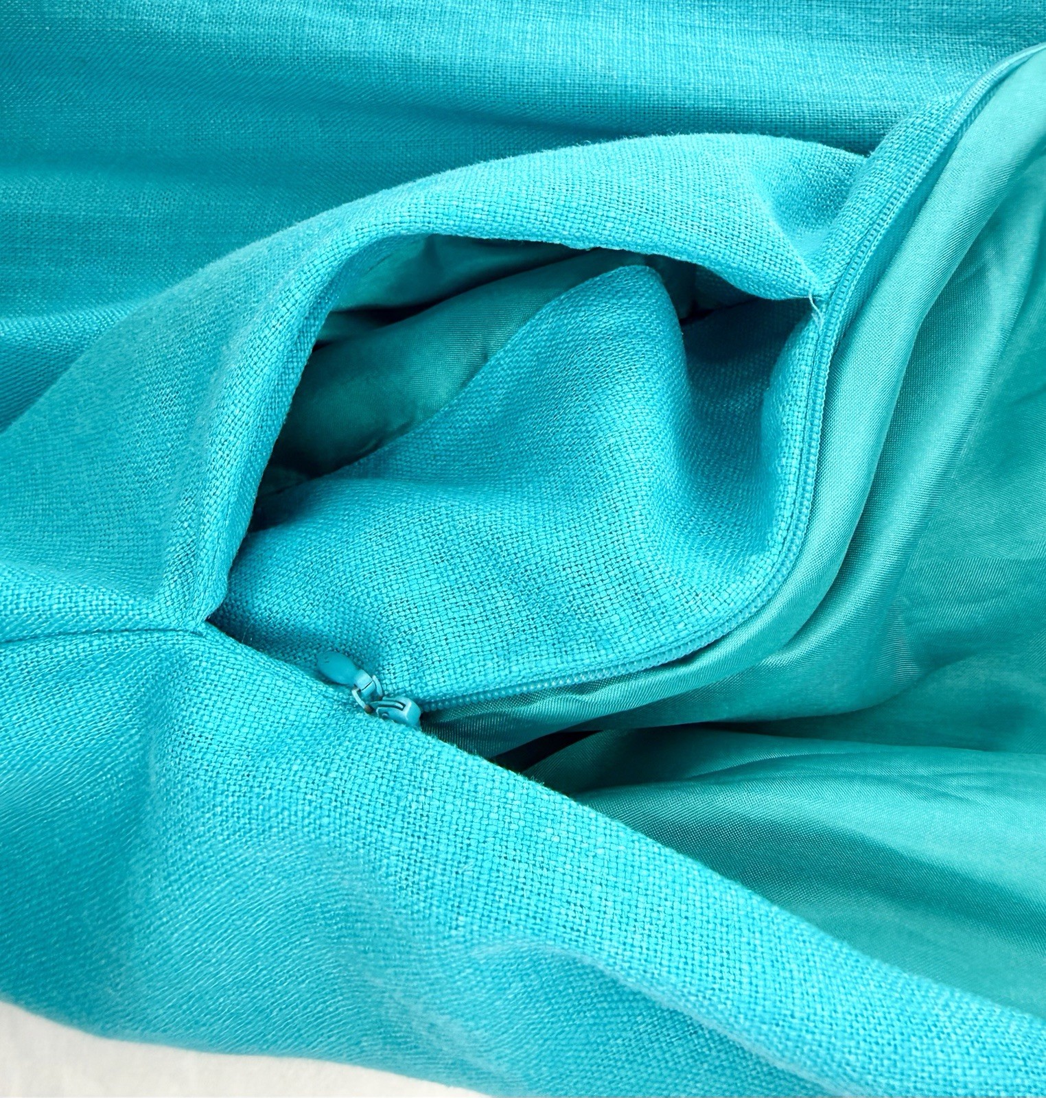 Kate Spade New York Turquoise Blue Notch Neck Fit & Flare A Line Dress Size 8