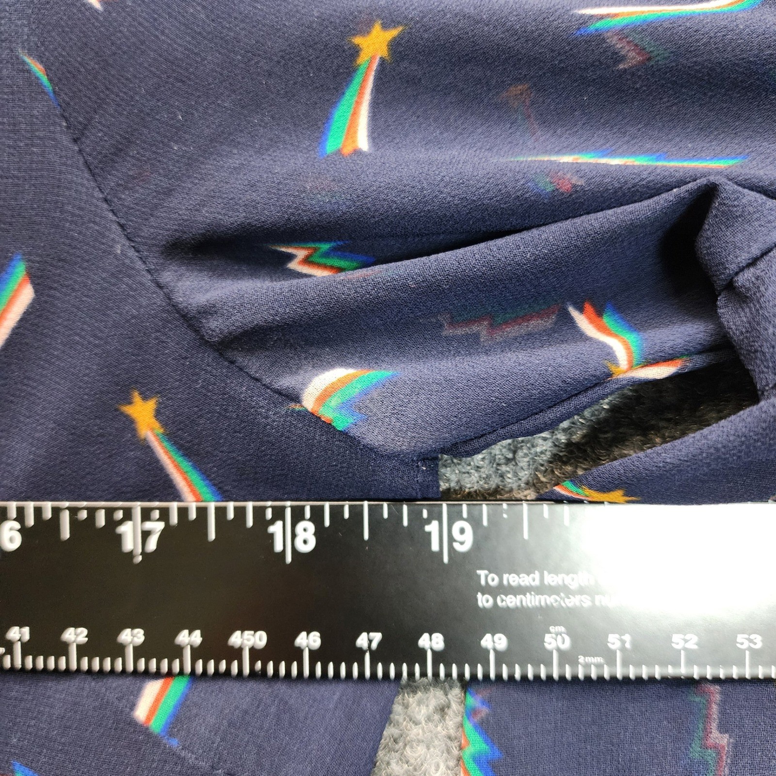 Boden Shooting Star Rainbow Lightning Tassel Ruffle Boho Midi Dress US 6R
