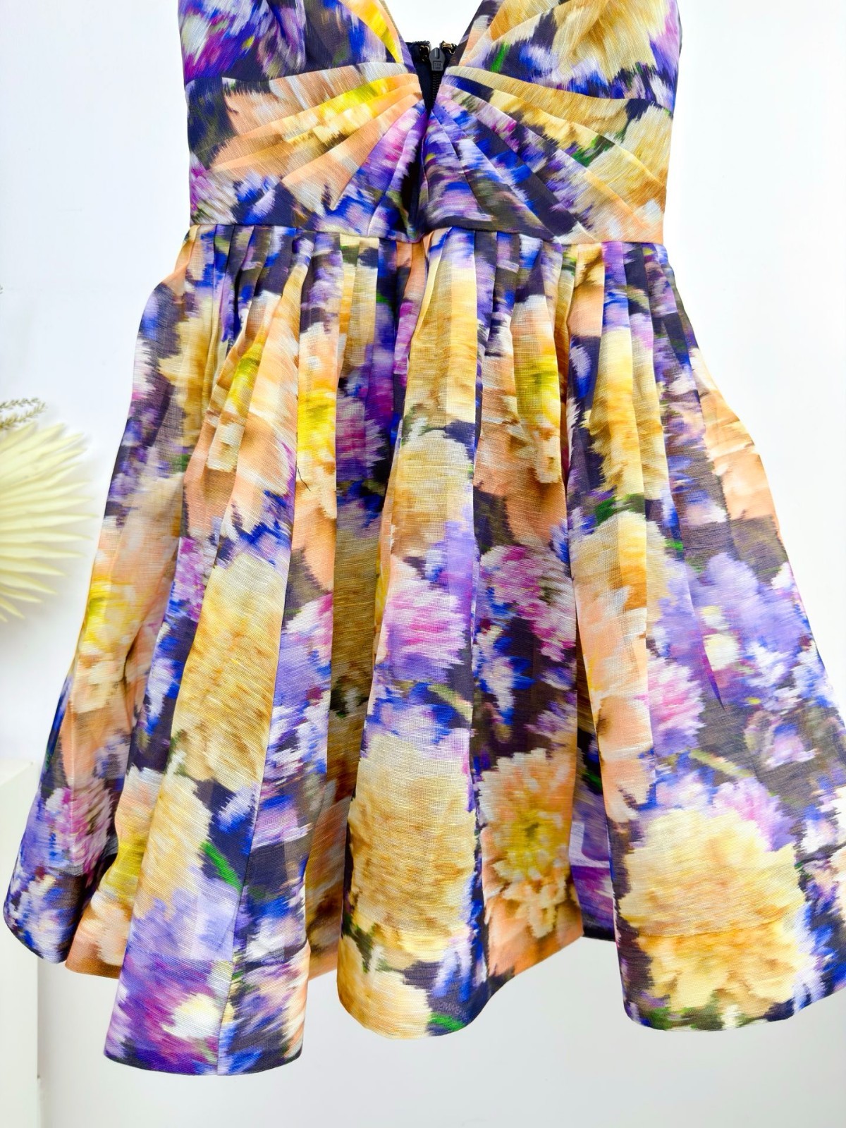Zimermann V-Neck Straps MINI Sleeveless short skirt Dresses