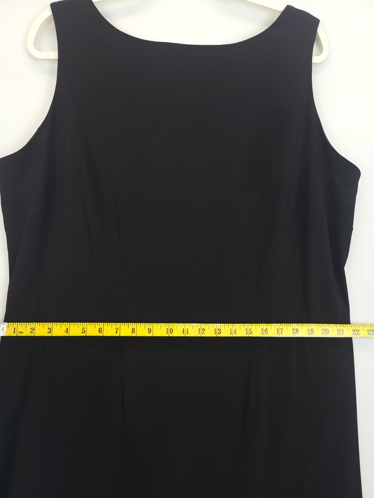 Amanda Smith Black Shift Dress Sleeveless Zip Women 18W Office Staple Layering