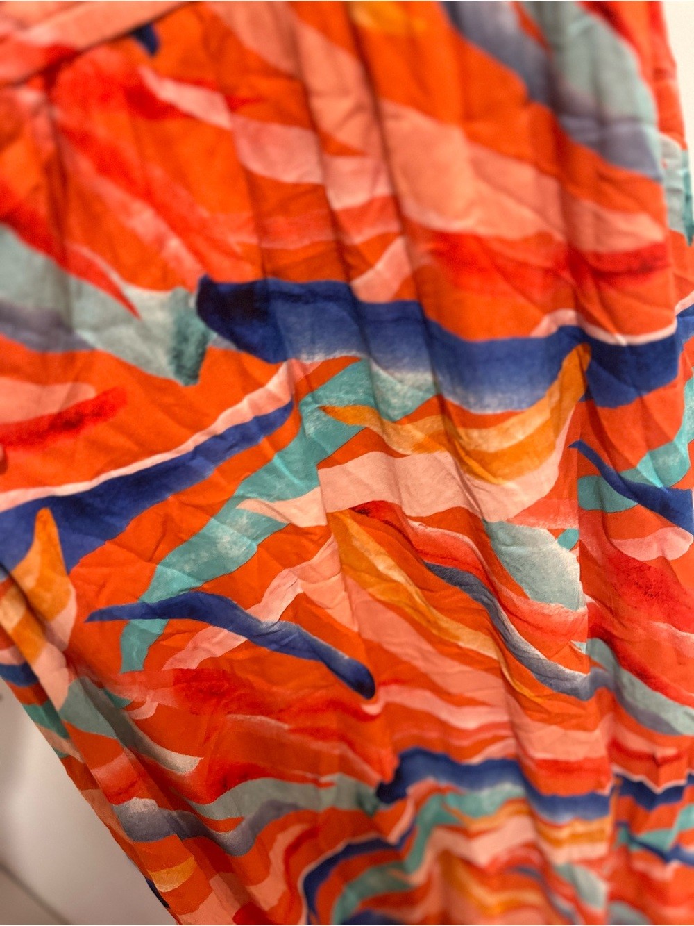 NWT Bella Dahl Sleeveless Elastic Waist Midi Dress Paradiso Print XS
