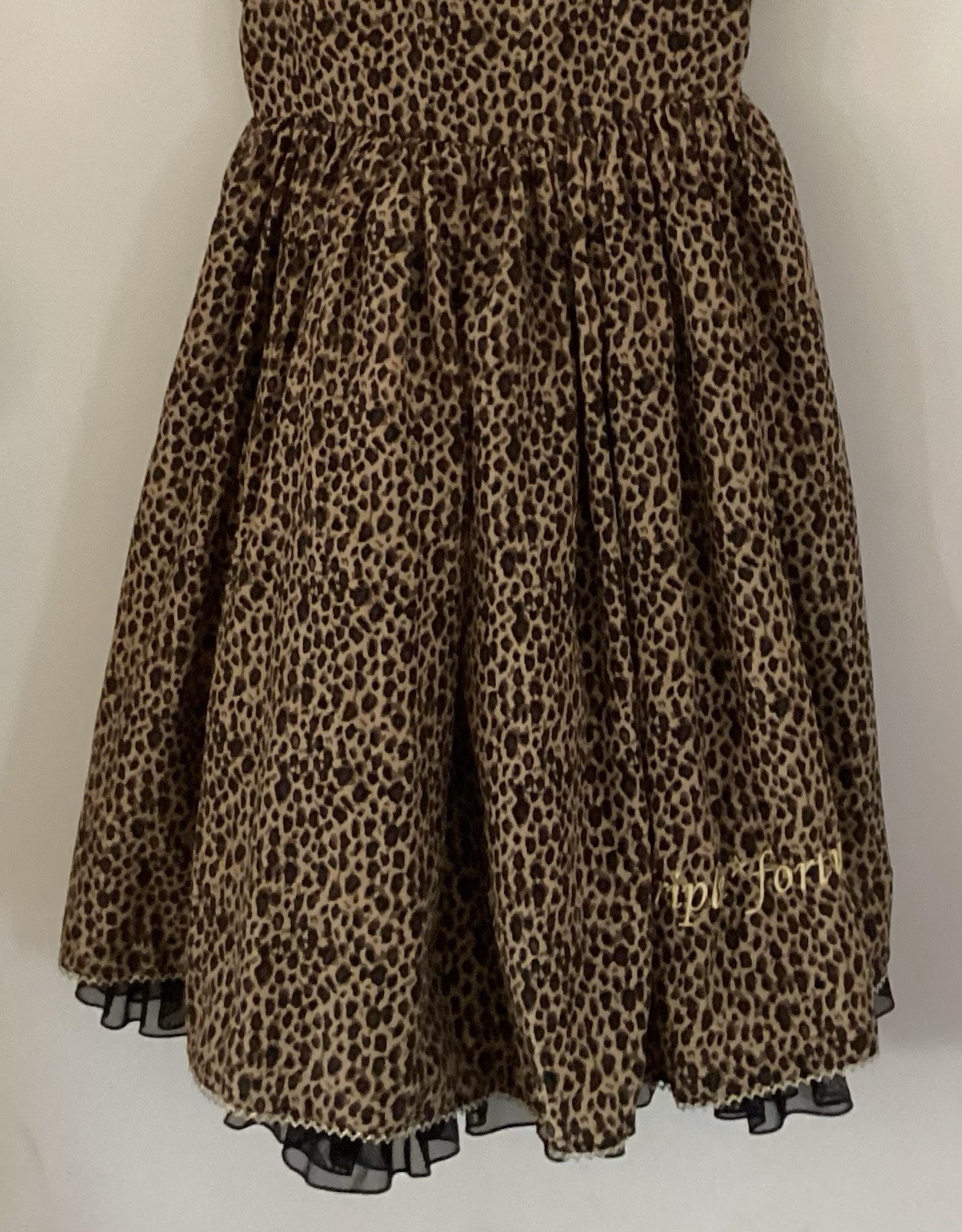 Leopard Print JSK By Triple Fortune