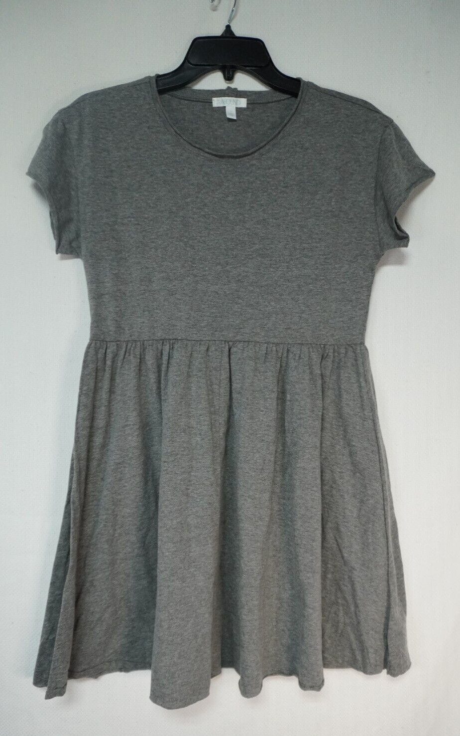 Women’s ABOUND Short Sleeve T-Shirt Dress Medium Charcoal Heather Grey Size S