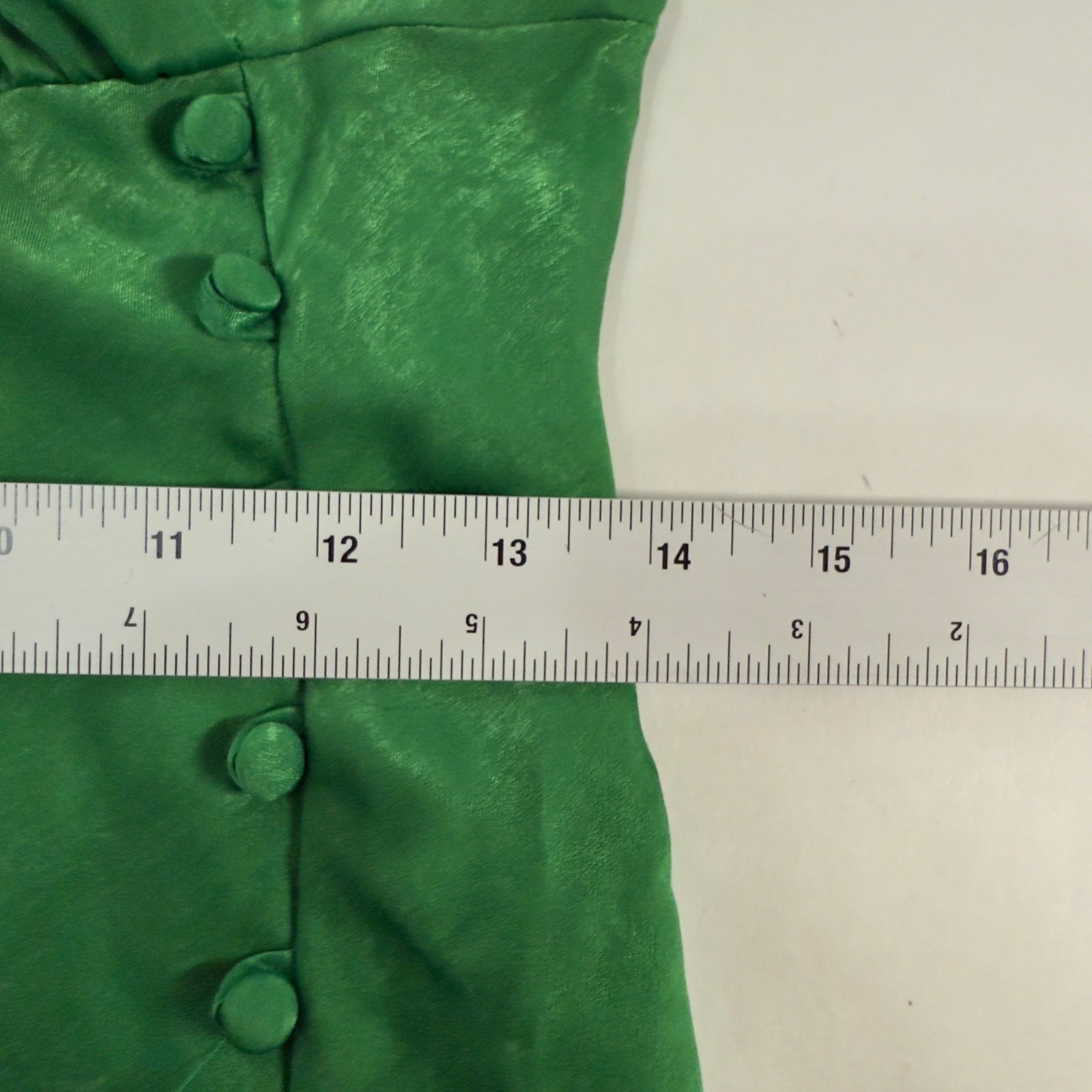 Zara XS Womens Button Slip Dress Bright Kelly Green Midi Slit Cocktail Party