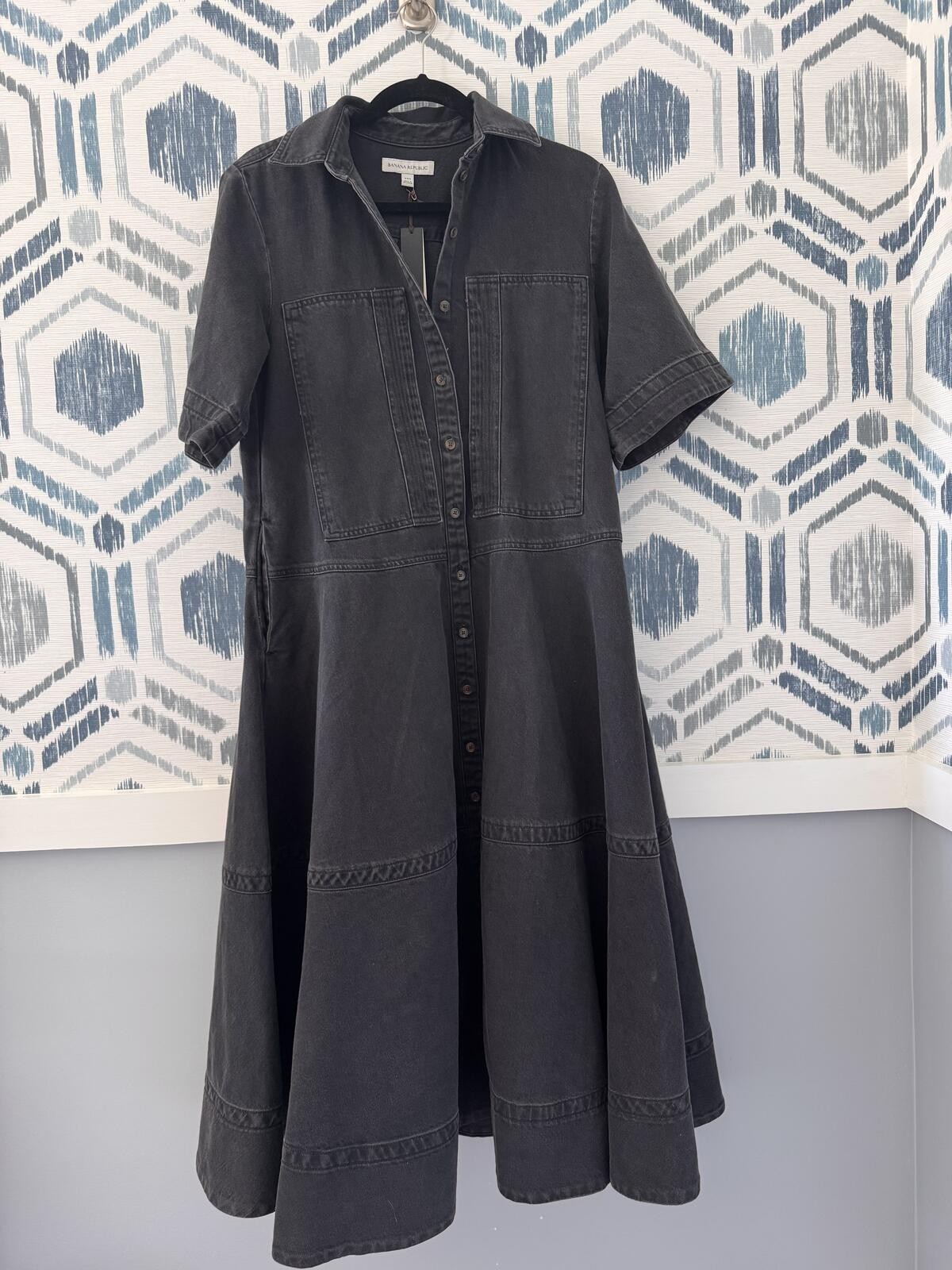NWT Banana Republic Denim Trapeze Dress