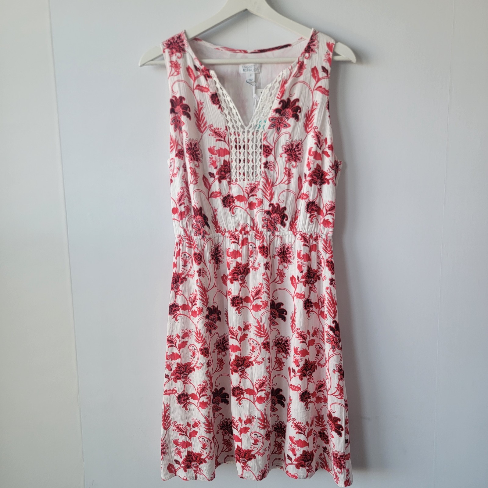 Market & spruce stitch fix women’s jakelyn dress size M sleeveless lace neck
