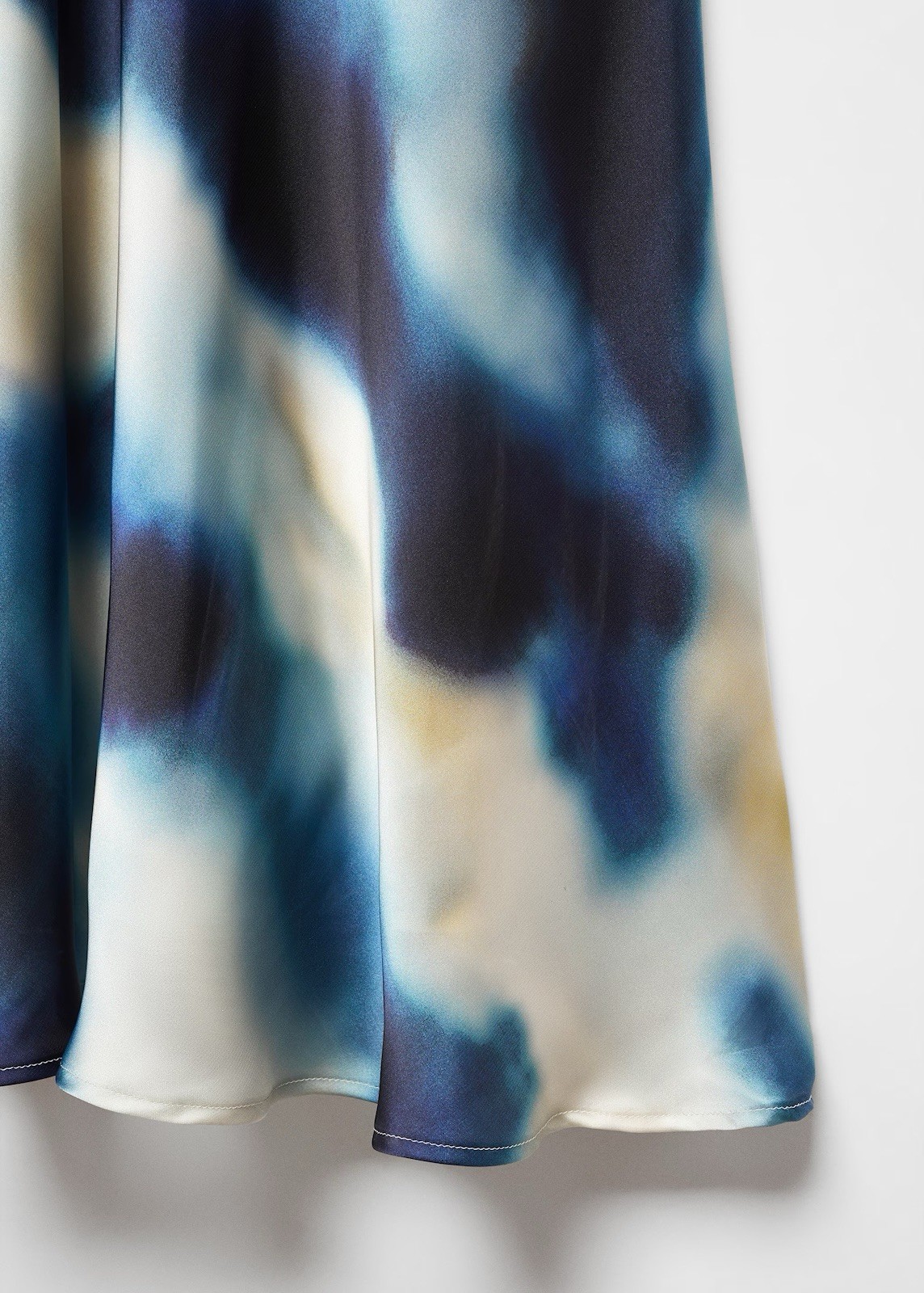 Gradient satin dress