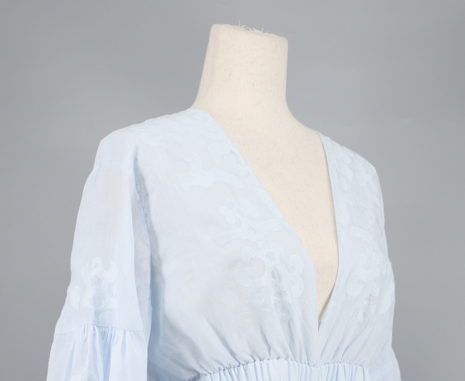 A.L.C $695 Irene Mini Dress Cut-Out Back in Ice Water Blue Size 10