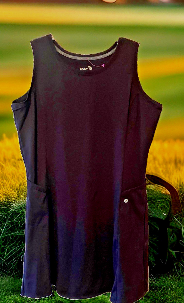 BALEAF XL Dress Women’s Athletic Dress Sleeveless Golf Tennis with Pockets