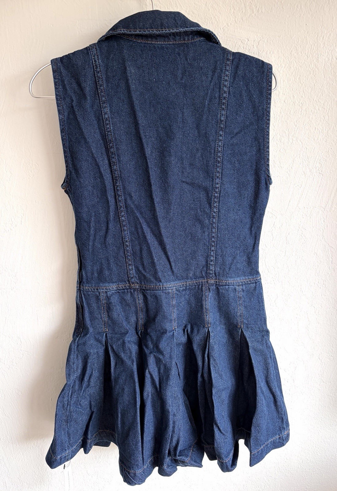 Reformation Arella Denim Sleeveless Minidress Size0