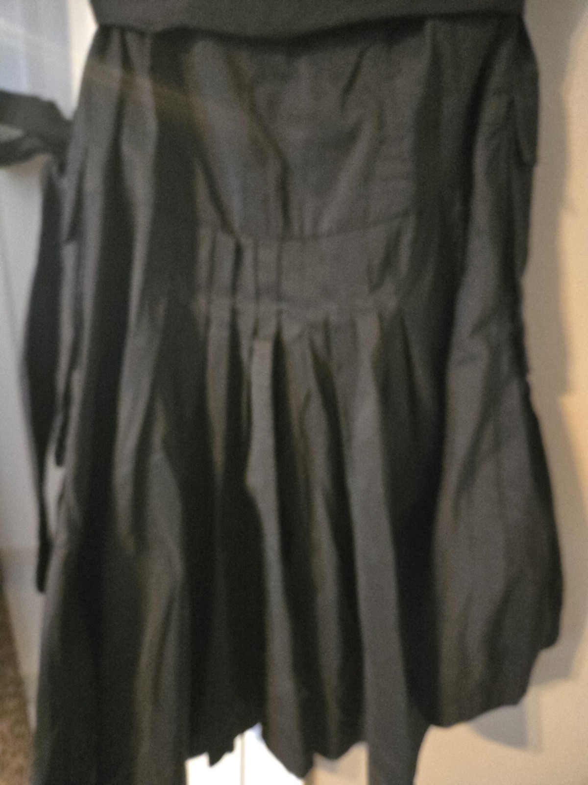 Diane von Furstenberg Kitty True Wrap Dress Black Belted Size 12 Cotton Blend
