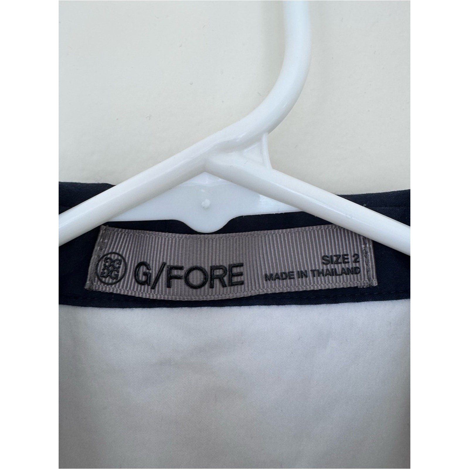 G/FORE Colorblock Sleeveless Golf Dress White Navy size 2