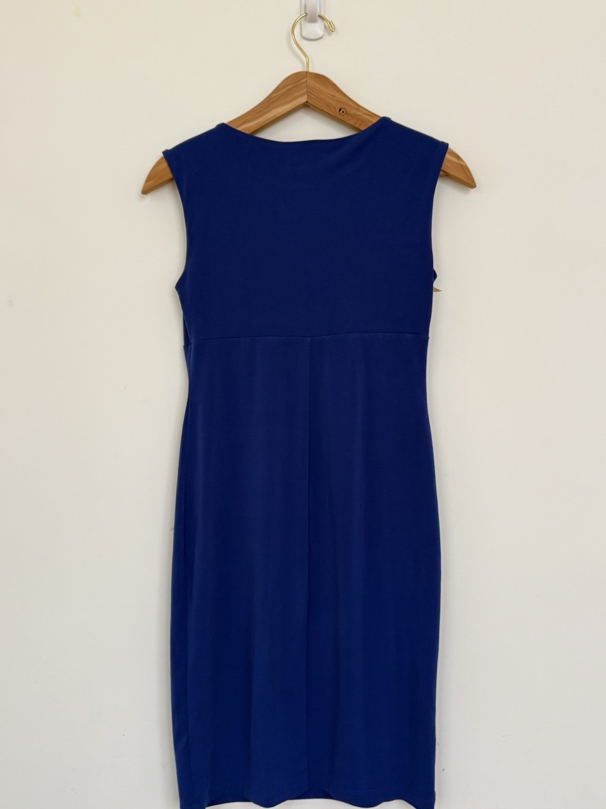 Enfocus Studio Royal Blue Sleeveless Midi Sheath Dress Size 10
