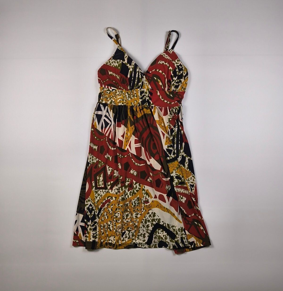 Wet Seal Women’s Medium Abstract Print Sleeveless Dress