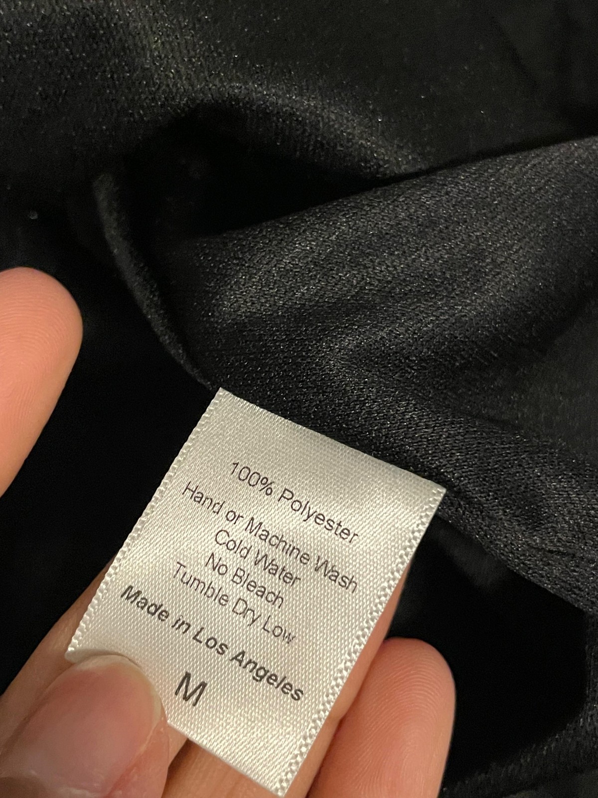 Lucy In The Sky Dress Womens Medium Black Velvet Floral Lace Up Mini Open Back