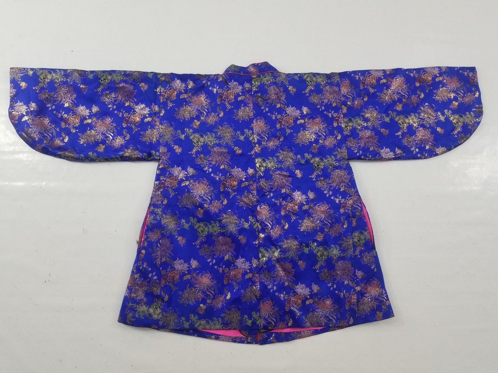 Vintage Traditional Korean Silk Brocade Hanbok Jacket