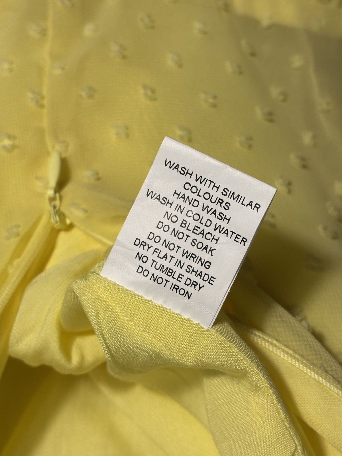 Hello Molly Face On Magazines Strapless Yellow Mini Dress Ruffle Hem Ruching