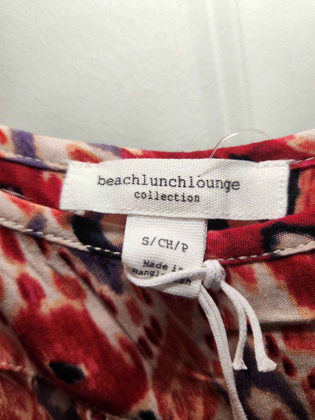 BeachLunchLounge NEW Skylar Paisley Floral Sundress Coral Red NWT Womens Small