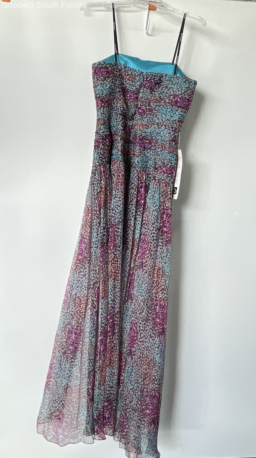 Kurt Thomas Womens Multicolor Printed Strapless Fit & Flare Dress Size 4 W/ Tags
