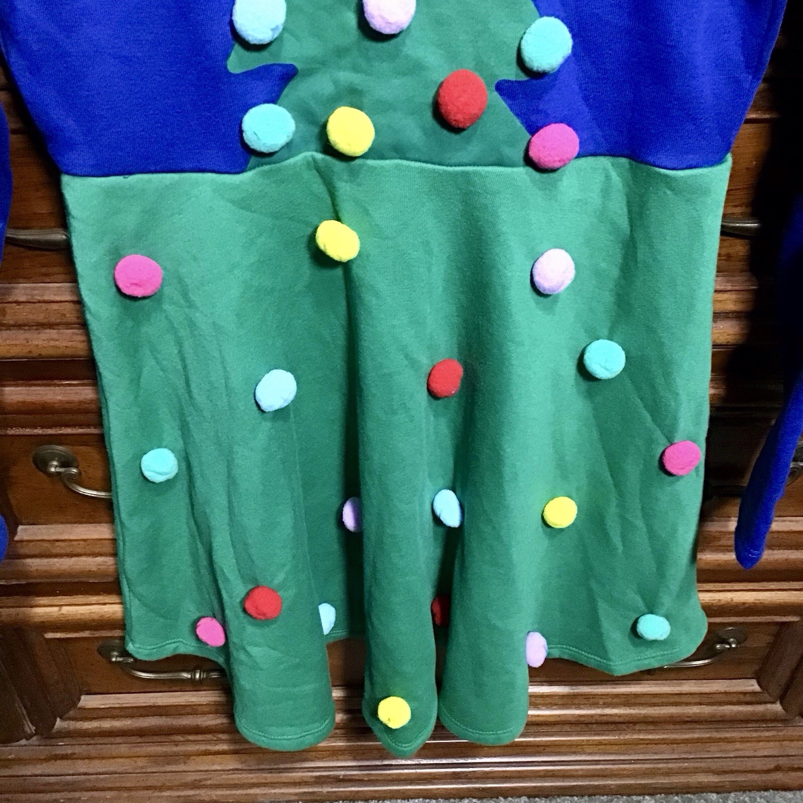 NWT Mighty Fine Christmas Tree Dress Size S