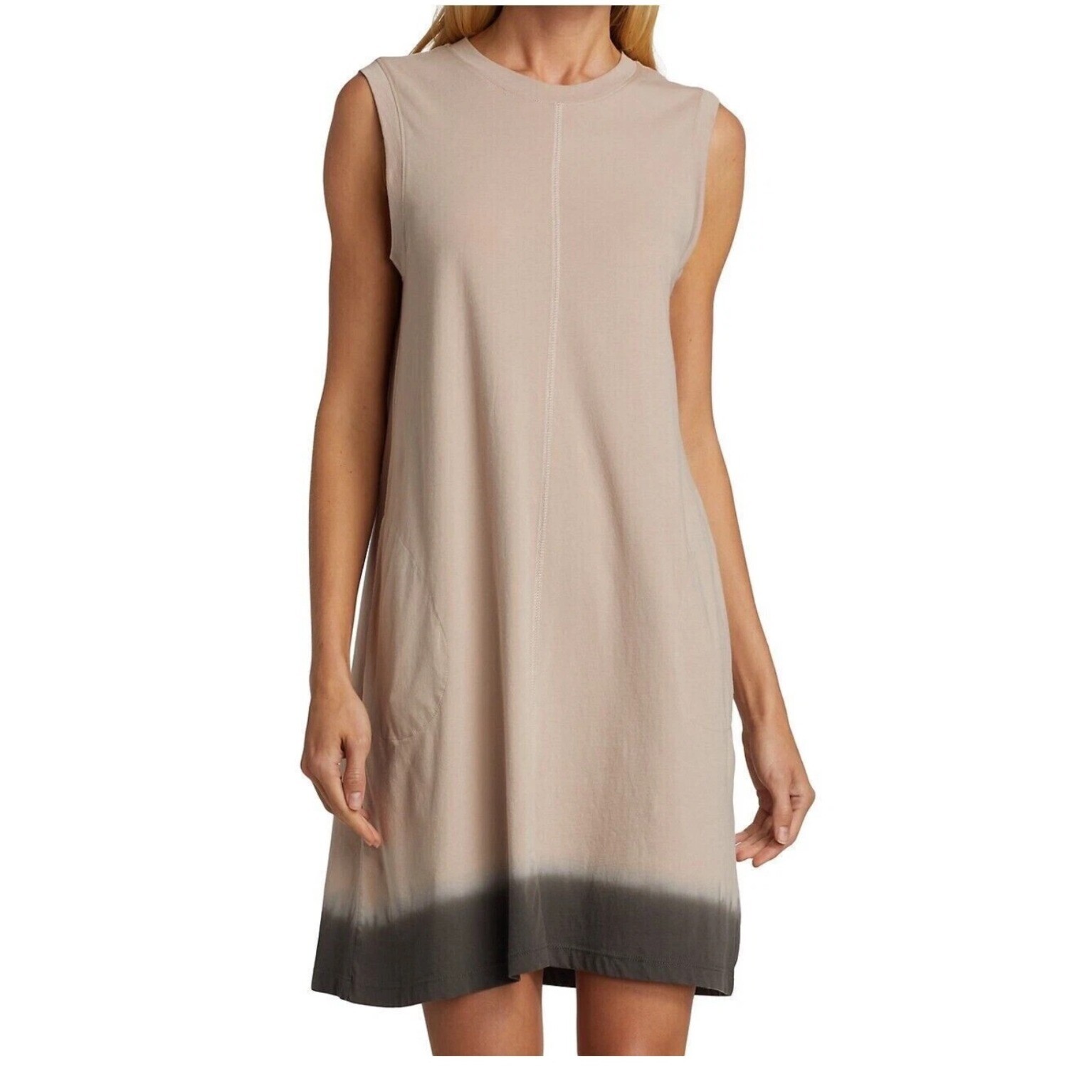 ATM Anthony Thomas Melillo Tank Dress Womens S Ombre Pockets Casual Beach NWT