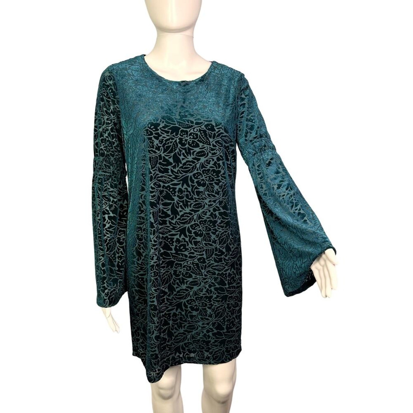 Adrienne Vittadini Dress Women S Small Blue Floral Zipper Shift Short Lined NWT