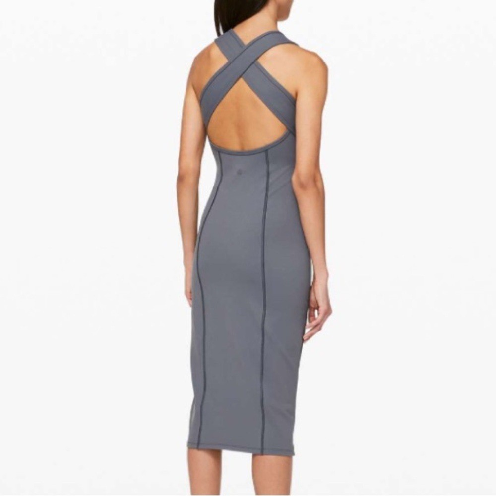 Lululemon Picnic Play Dress Steam Blue 6