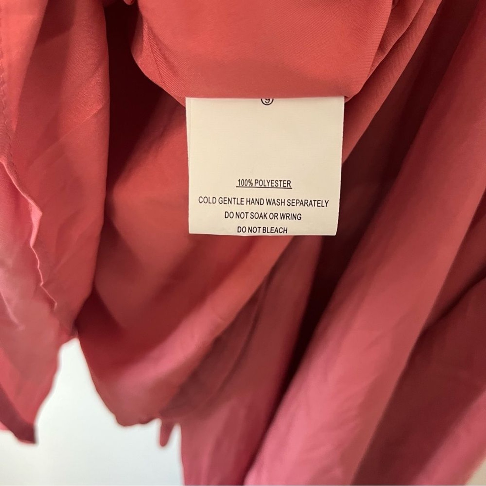 NWT Billy J Sola Satin A-line Mini Dress Long Sleeve in Baked Rose Size 16