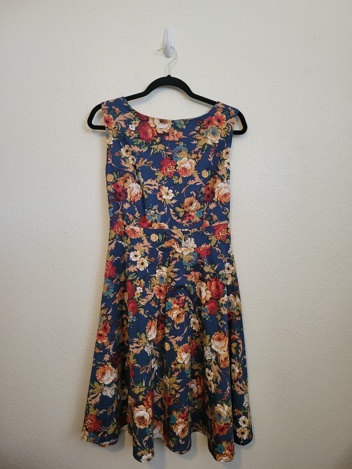 OWIN Women’s Summer Floral Lace Flared Swing Casual Party Cocktail Dress L