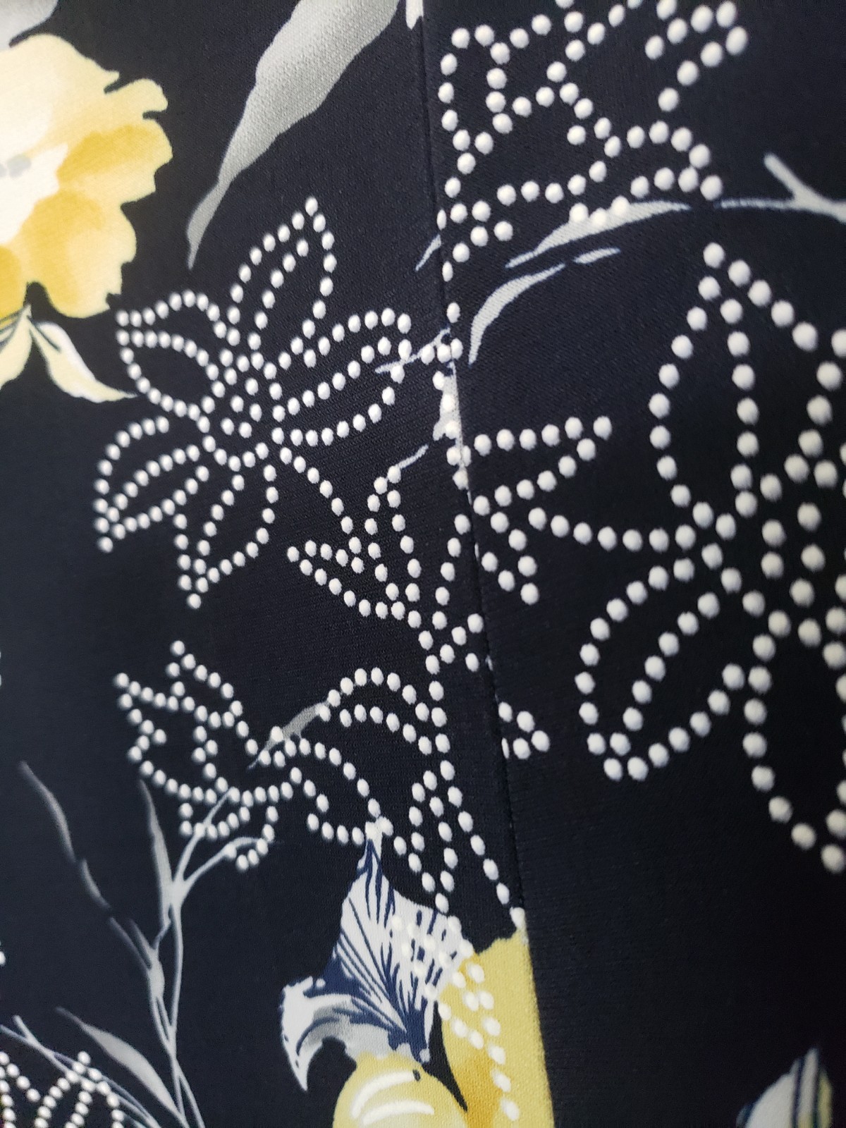 Perceptions NY 2-Pc Dress & SS Jacket Yellow/Black Floral NWT Med