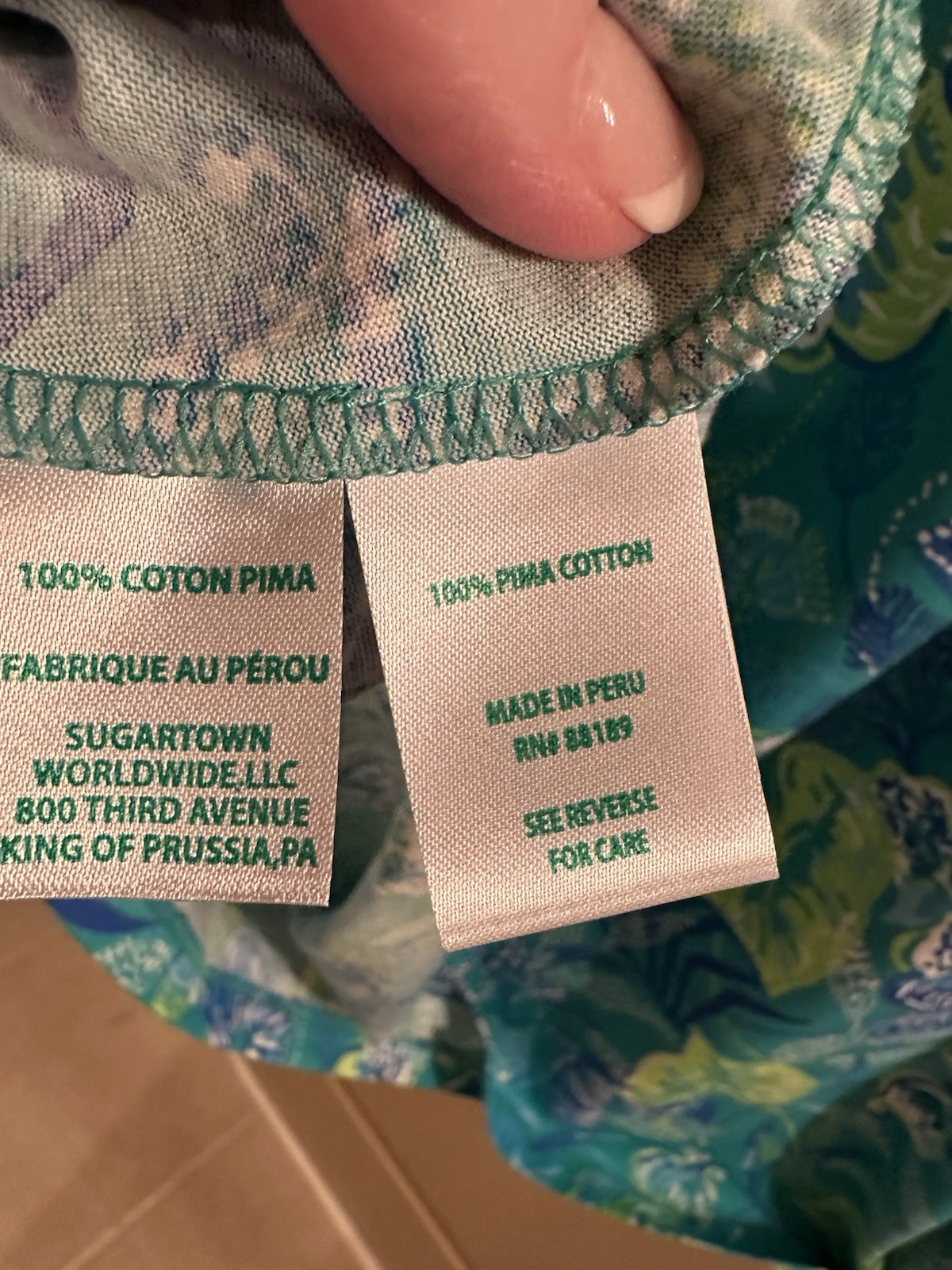 LILLY PULITZER GREEN BOTANICAL DRESS – SIZE LARGE – NEW WITH TAGS