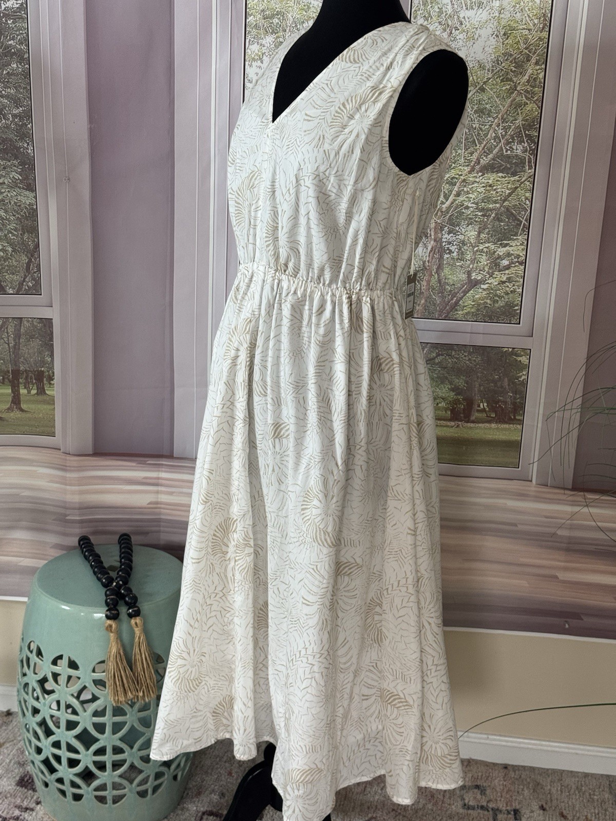 Haven Well Within Cotton Midi Dress, Small, NWT