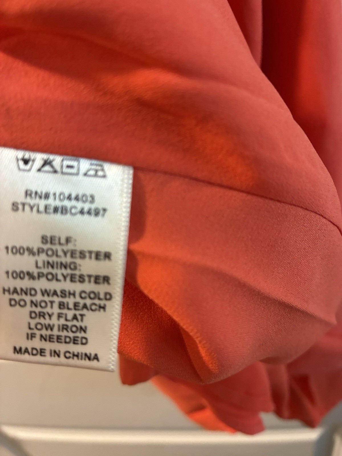 J.O.A. Los Angeles Orange Solid Shift Short Dress High Neck Sleeveless M