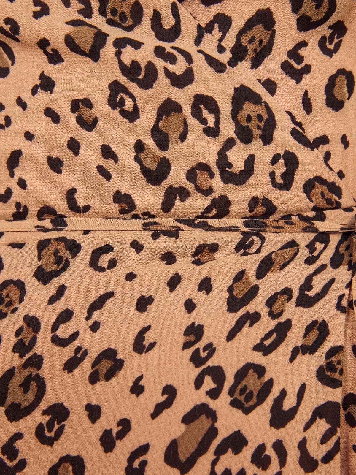 REFORMATION Feline Leopard Animal Print ANCHORAGE V-Neck Wrap Mini Dress SMALL