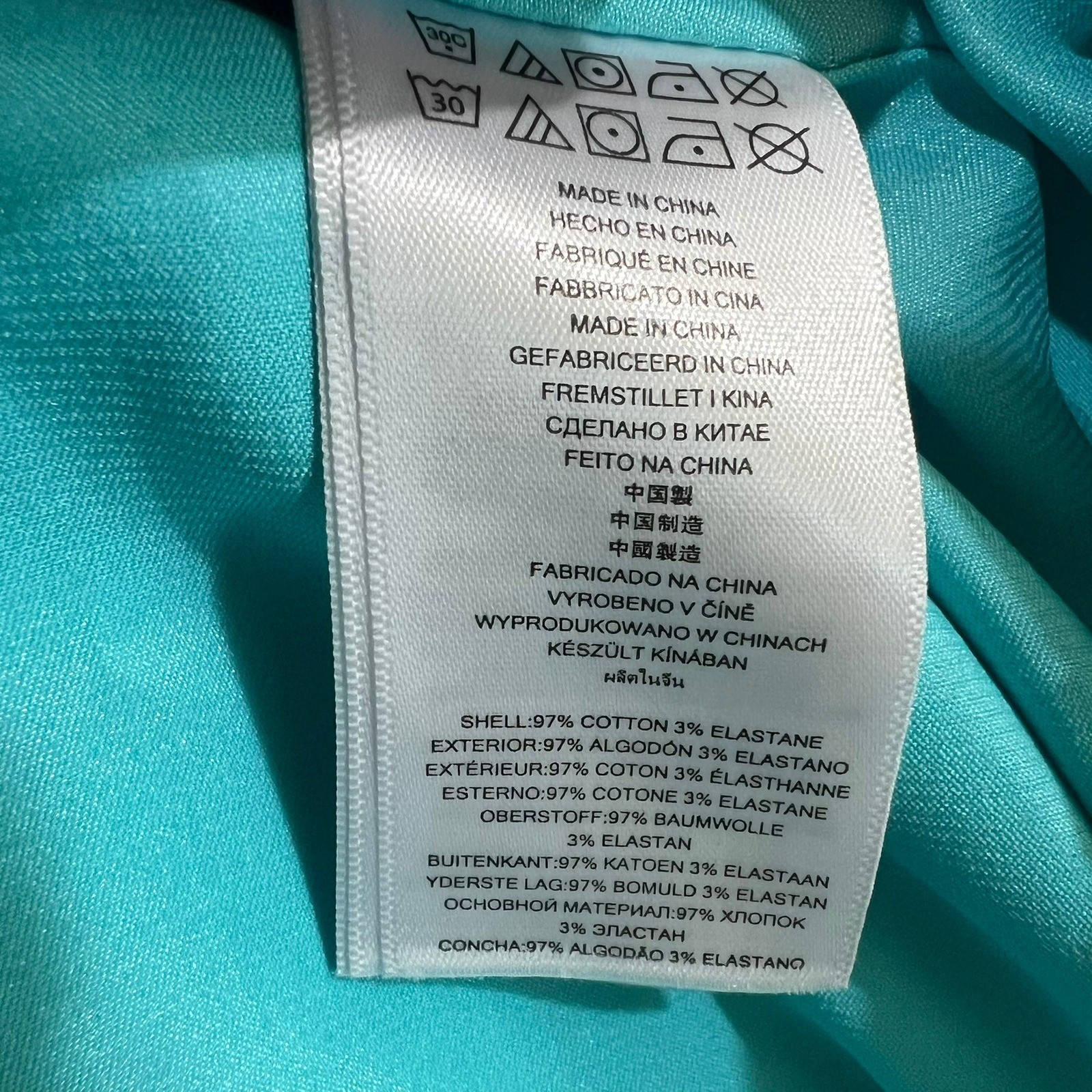 Michael Kors Dress Marble Swirl Print Sleeveless Fit Flare Blue Womens 6P